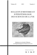 Bulletin d'histoire et d'épistémologie des sciences, v. 20, no 01